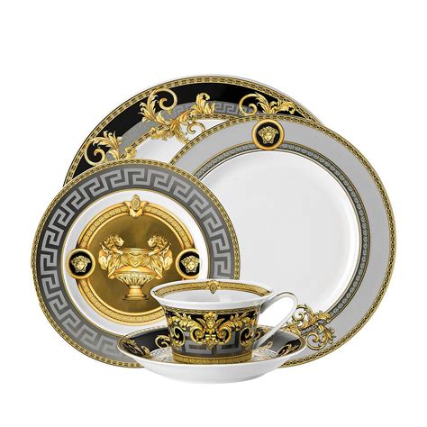 replica versace dinnerware set|gianni versace dinner plate set.